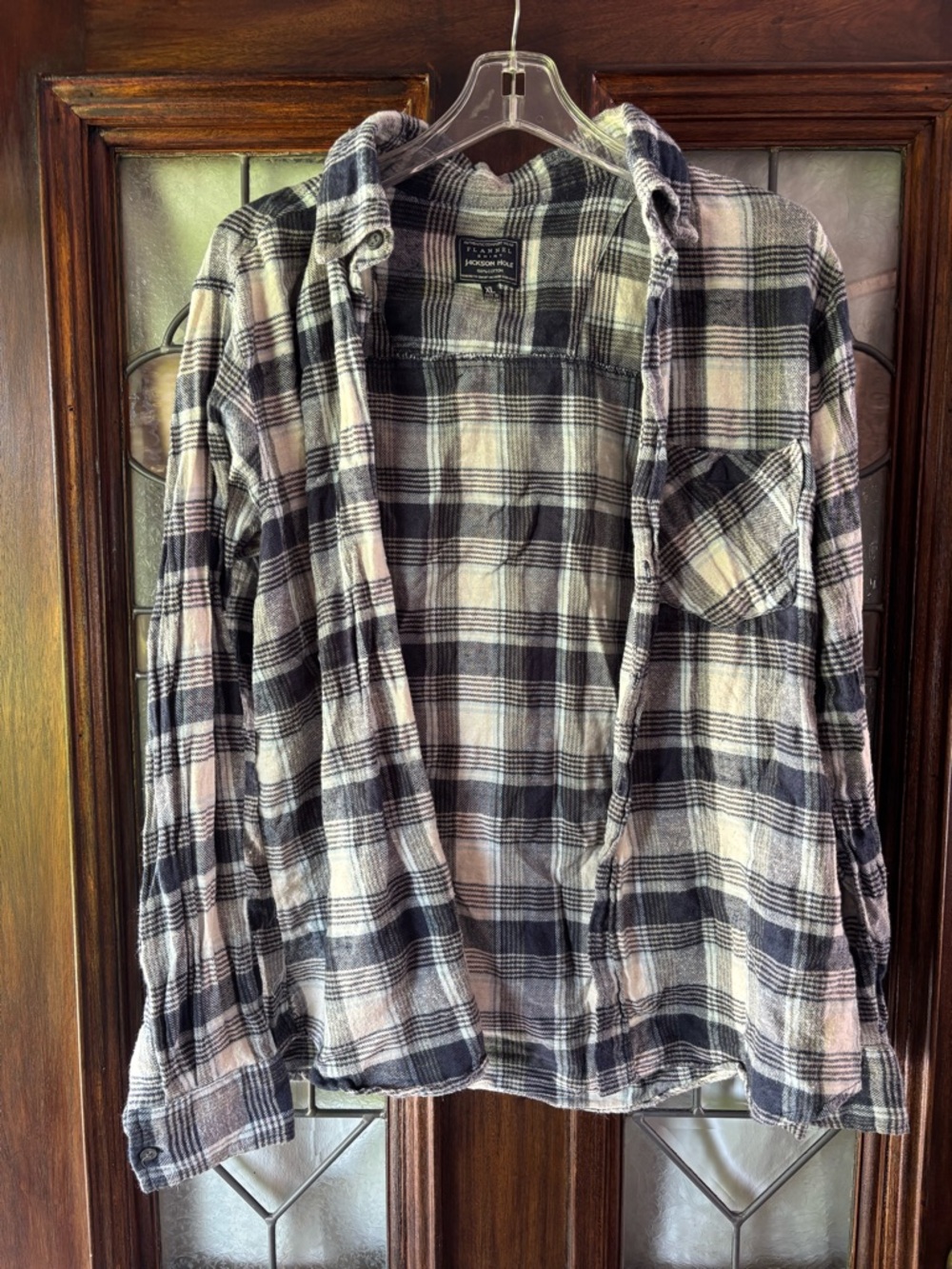 Jackson Hole Men’s Plaid Flannel Shirt Jacket